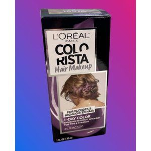 Colorista 1-Day Hair Color Lilac500 or SilverBlue600 (Purple or Blue)